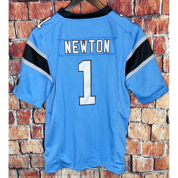Carolina Panthers Cam Newton #1 Nike On Field Football Jersey Blue Youth XL 18 - Picture 6 of 7